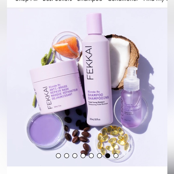 FEKKAI 🌺 Blonde Anti-Brass Repair Mask 220ml - Picture 3 of 9